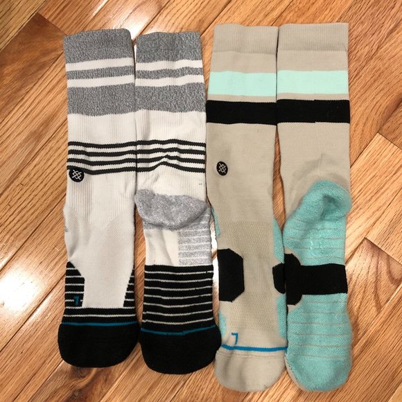 2 pair - Stance Mens Athletic Socks - size Large